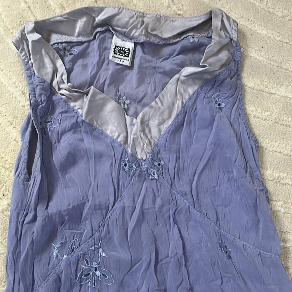 Johnny was Silk Vintage Y2K Dress Sz Small